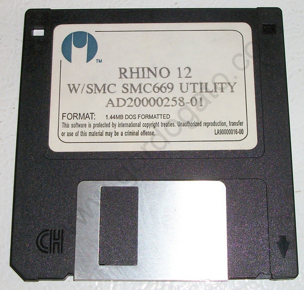 Rhino 12 w/SMC669 Utility Diskette